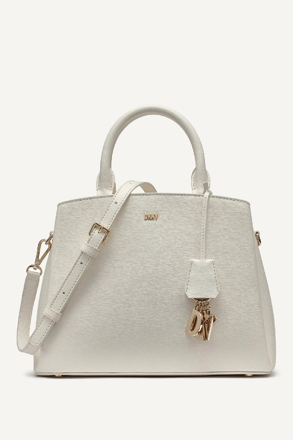dkny PAIGE MEDIUM SATCHEL White