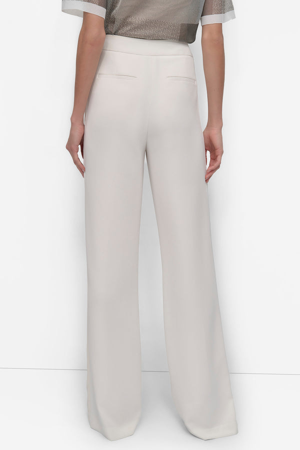 Dkny PANT WITH MESH INSET SIDE IVORY