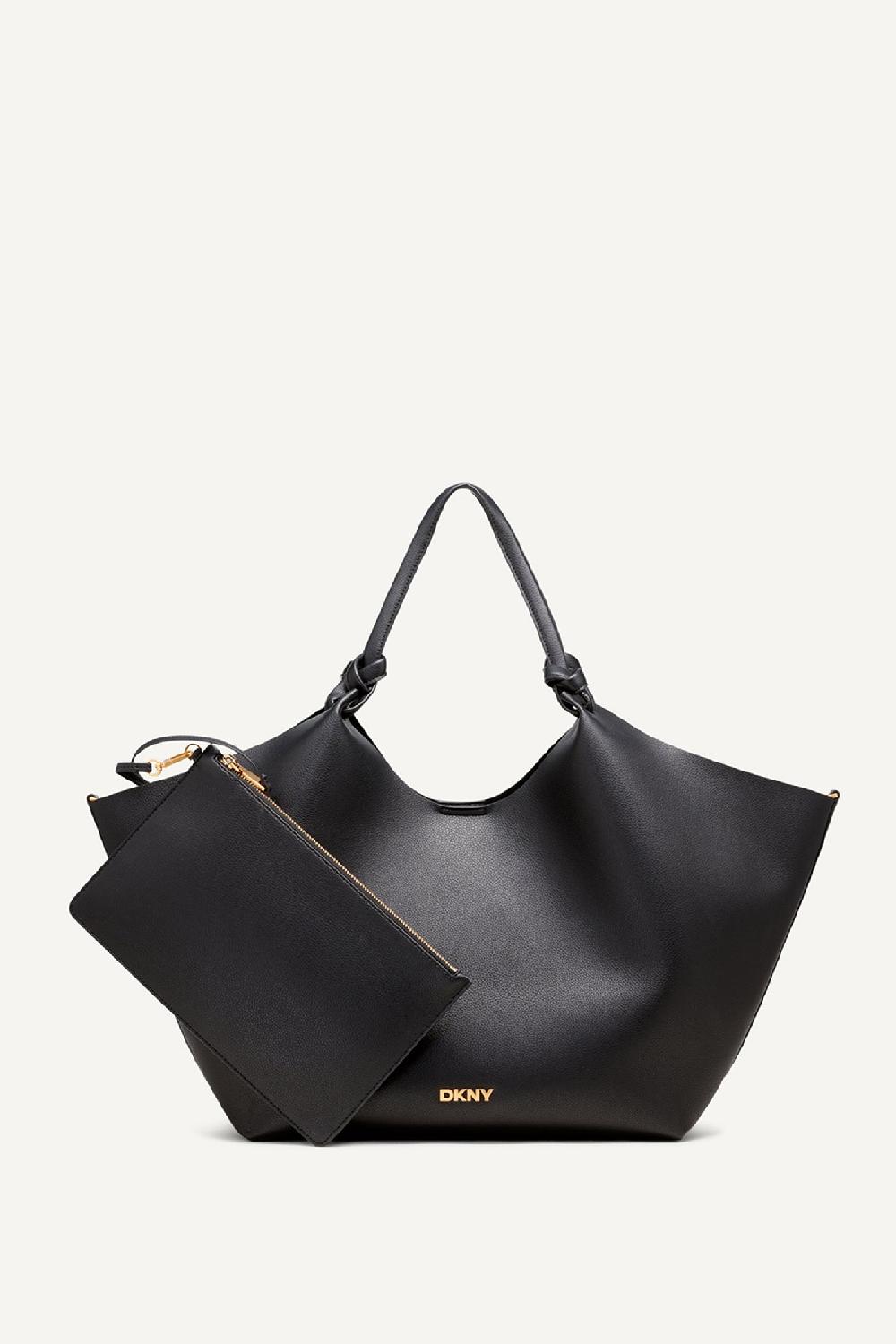 dkny PAULA COMMUTER LARGE TOTE Black