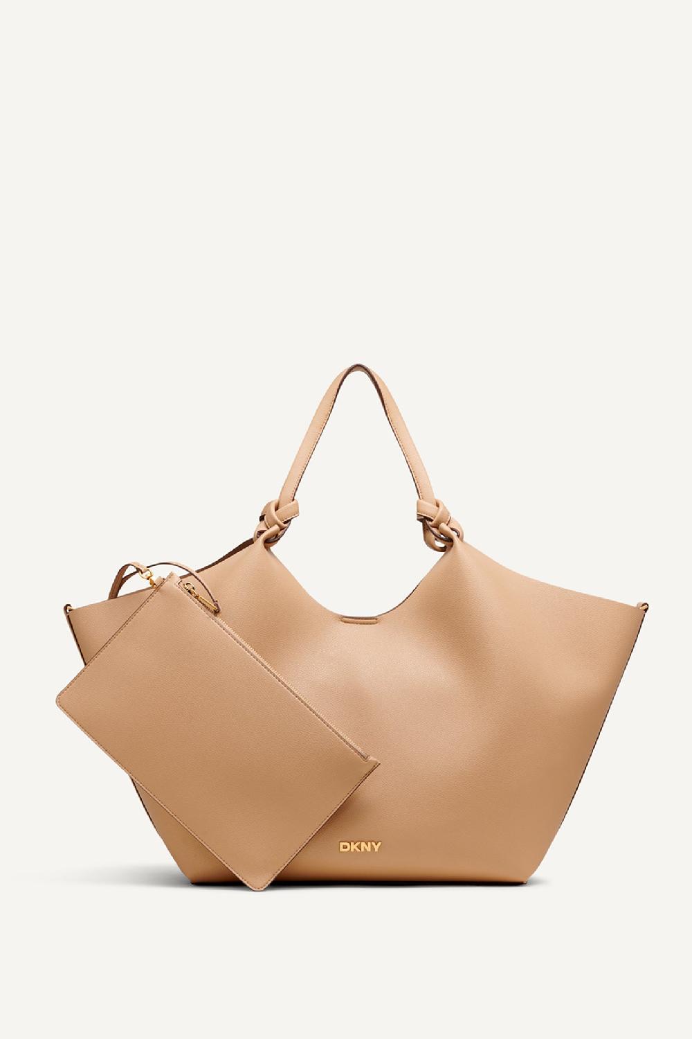 dkny PAULA COMMUTER LARGE TOTE CAPPUCCINO
