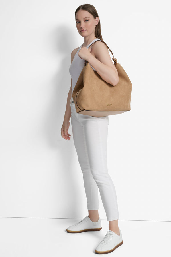 Dkny PAULA COMMUTER LARGE TOTE CAPPUCCINO