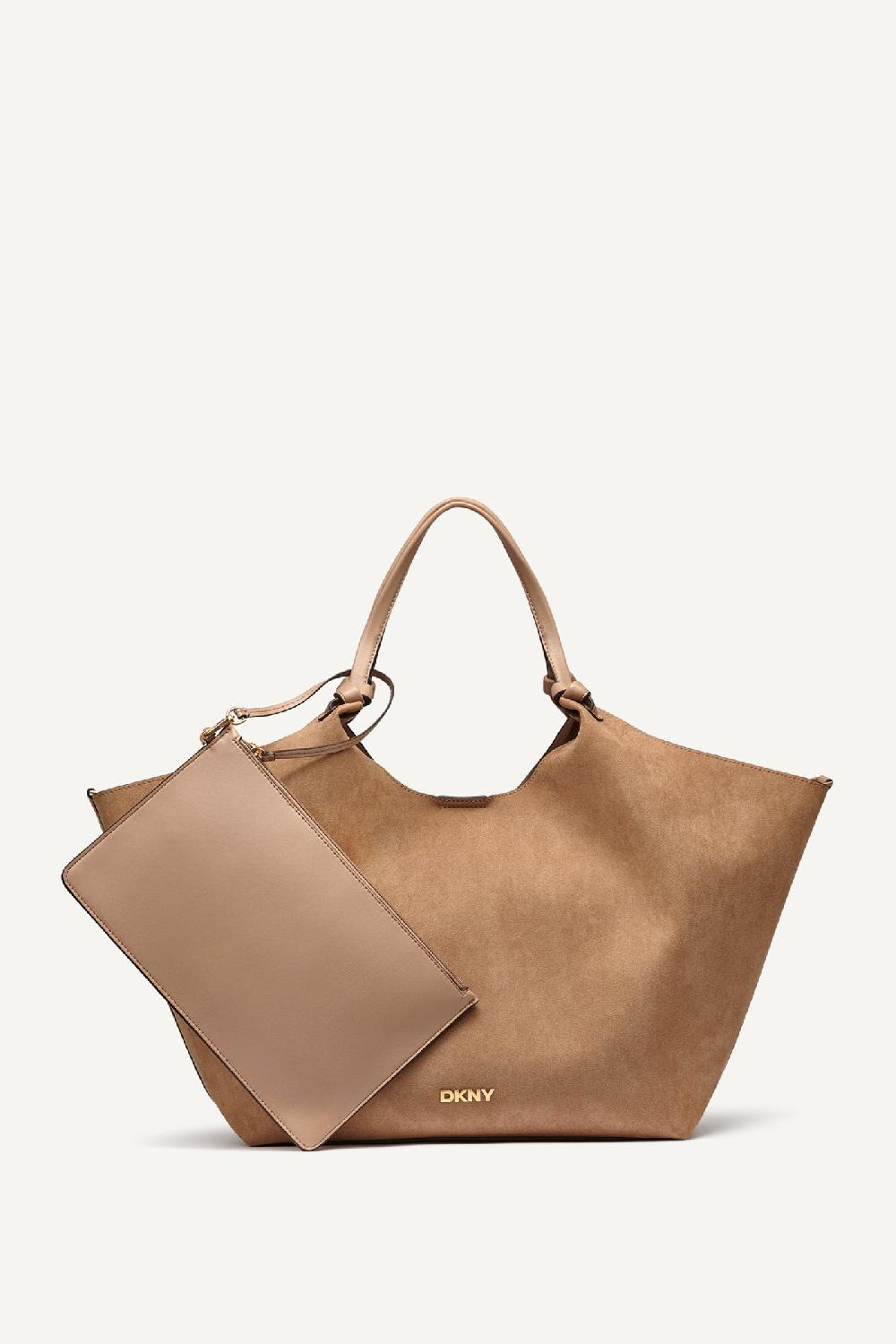 dkny PAULA COMMUTER LARGE TOTE CAPPUCCINO