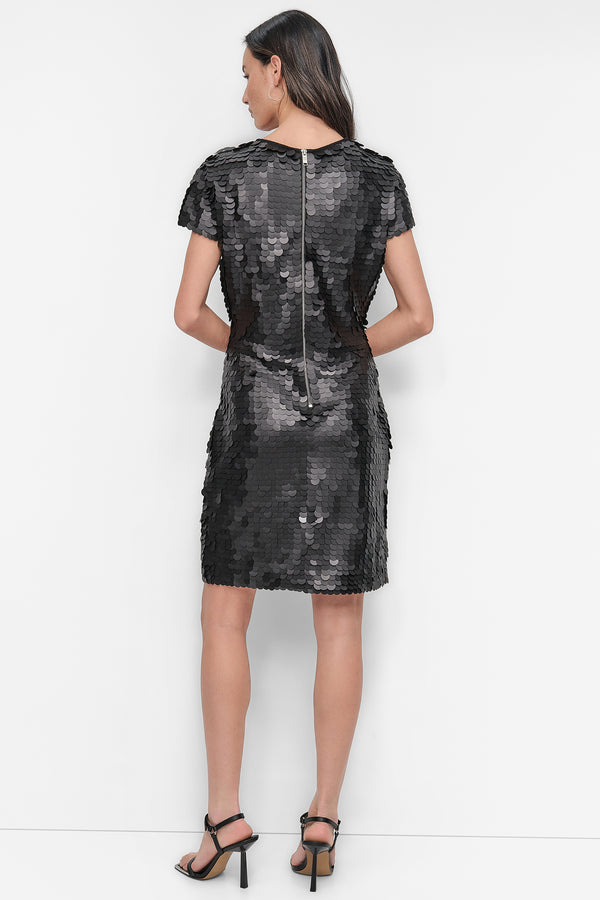 Dkny PIALLETTES SHIFT DRESS Black