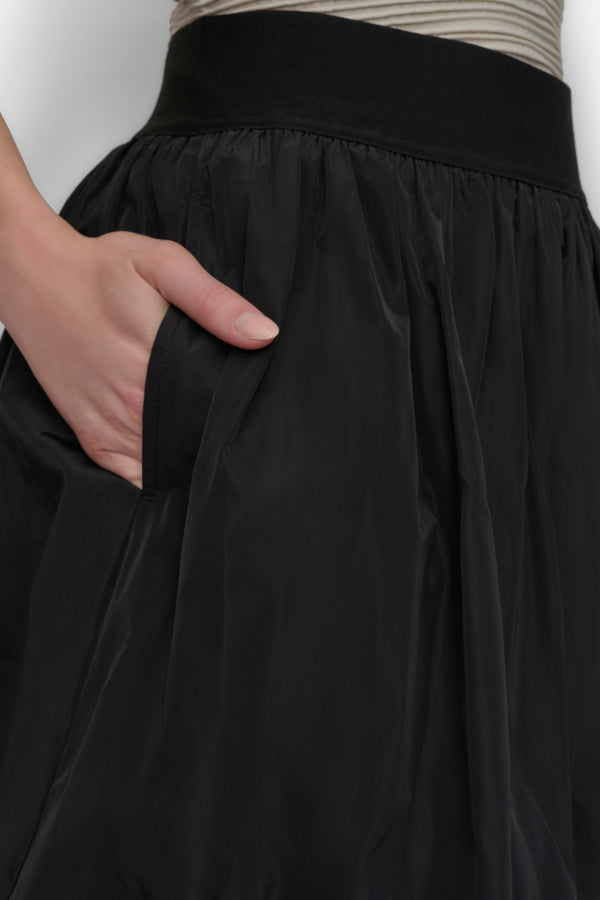 Dkny PULL ON MINI BUBBLE SKIRT Black