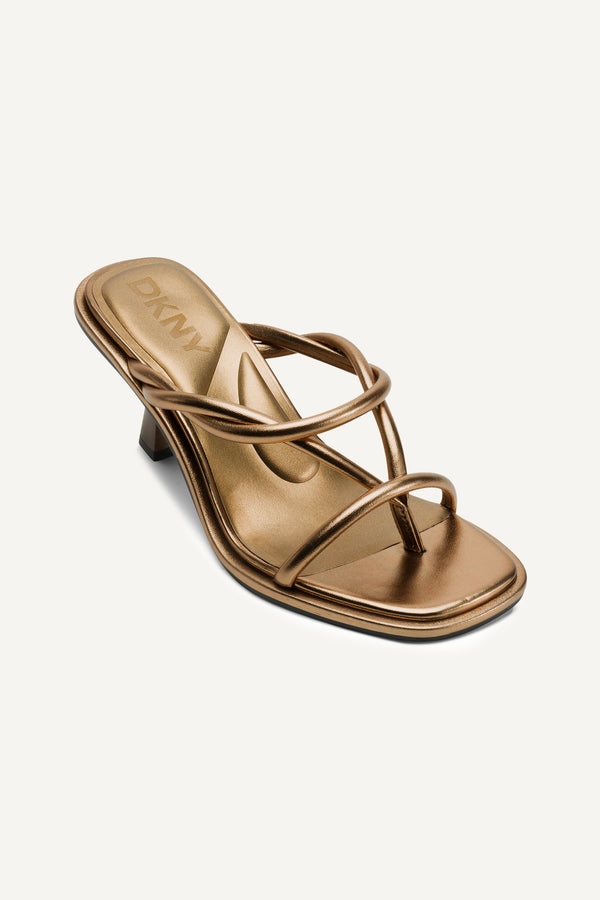 Dkny RABUN STRAPPY HEEL BRONZE
