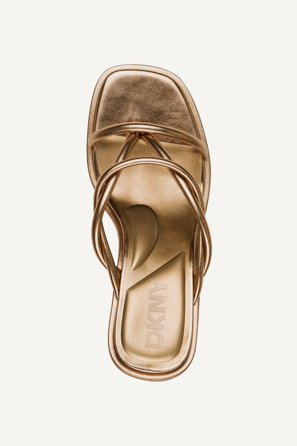 Dkny RABUN STRAPPY HEEL BRONZE