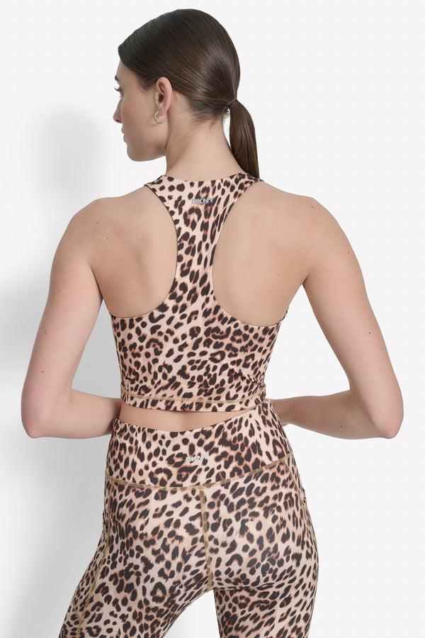 Dkny RACERBACK LONGLINE SPORTS BRA ROAR WHISKEY