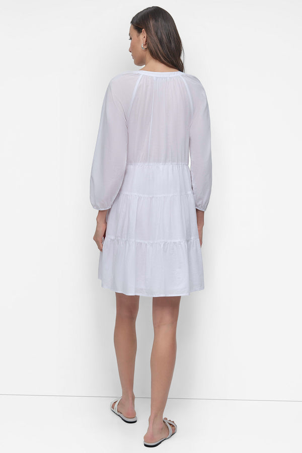 Dkny RAGLAN SLEEVE TIERED White