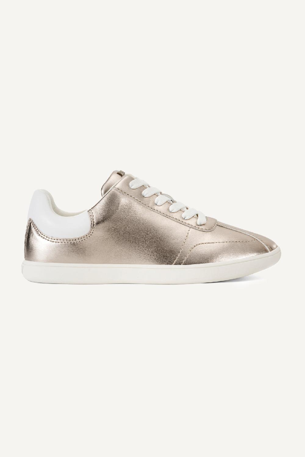 dkny SEACLIFF LACE UP SNEAKER CHAMPAGNE