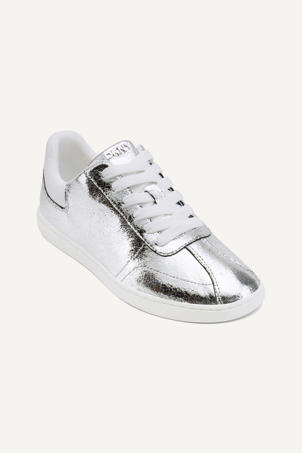 Dkny SEACLIFF LACE UP SNEAKER NICKEL