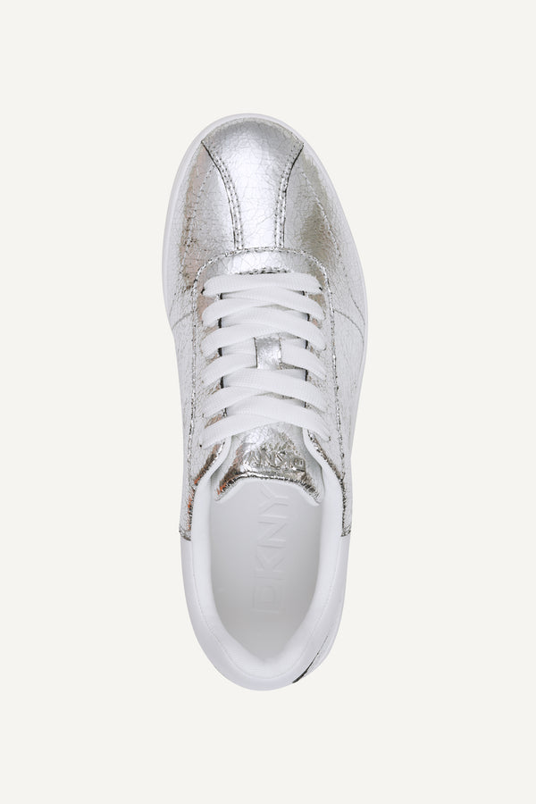 Dkny SEACLIFF LACE UP SNEAKER NICKEL