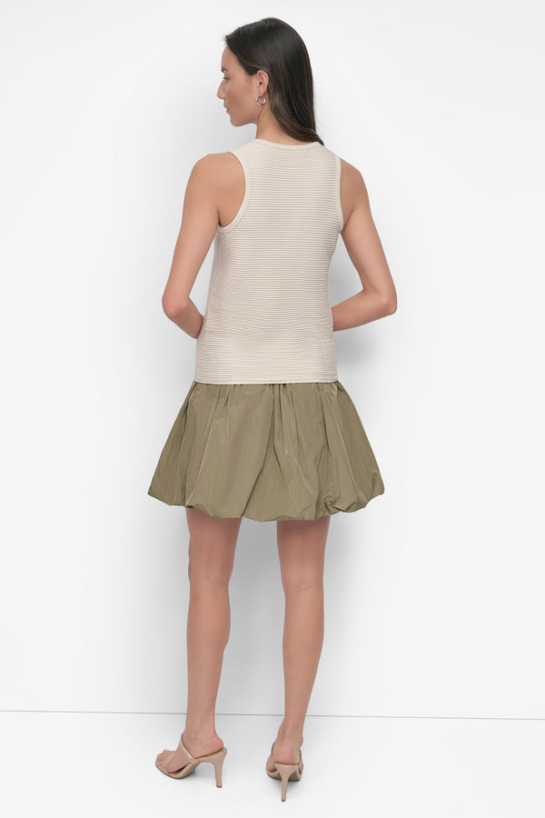 Dkny SEAMLESS TOP LIGHT CITY KHAKI