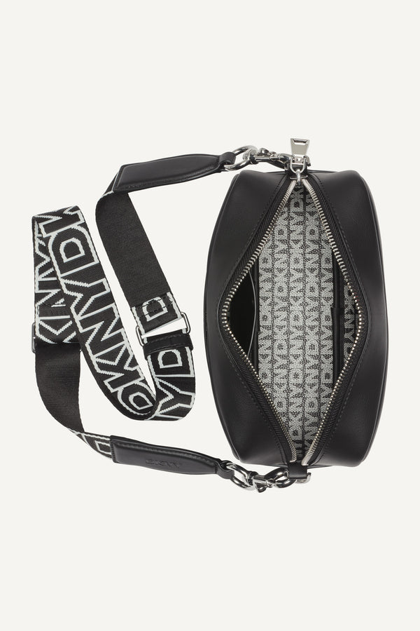 Dkny SENZA CAMERA BAG BLACK/SILVER