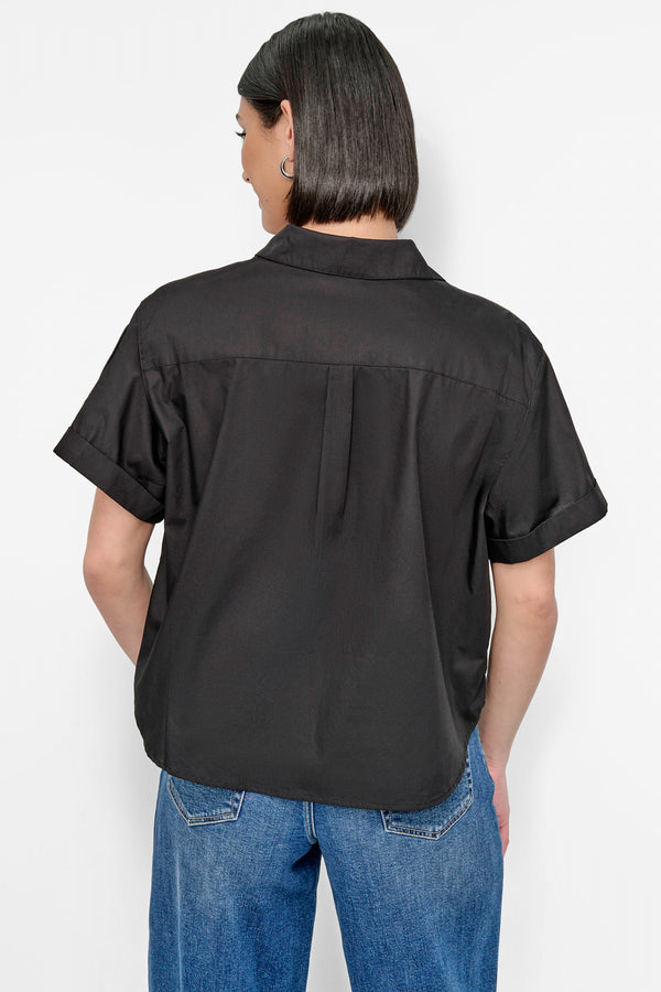 Dkny SHORT SLEEVE EMBELLISHED SHIRT Black