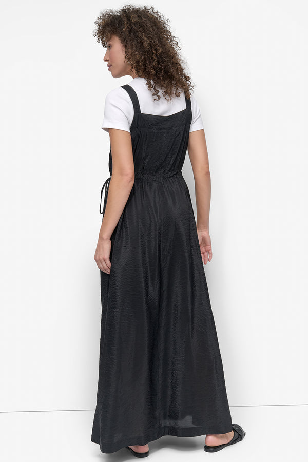 Dkny SLEEVELESS OVERALL DRESS Black