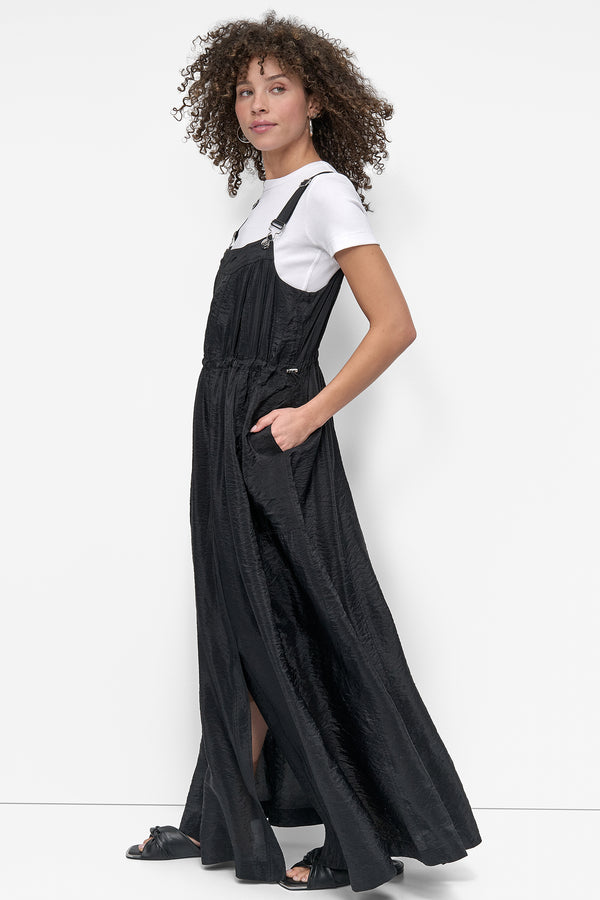 Dkny SLEEVELESS OVERALL DRESS Black