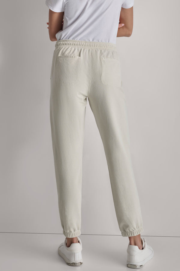 Dkny SMOCKED WAISTBAND JOGGER OAT