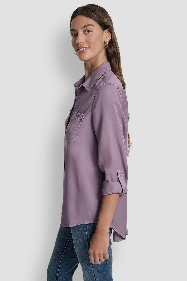 Dkny SPLIT BACK BUTTON FRONT WITH ROLL TAB VESPER