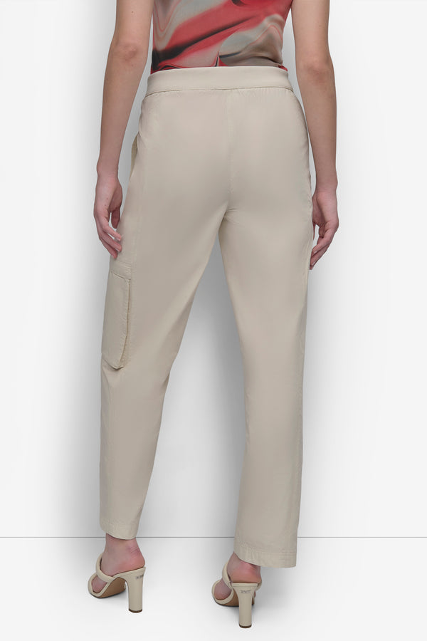 Dkny TAFFETA CARGO PANT LIGHT CITY KHAKI