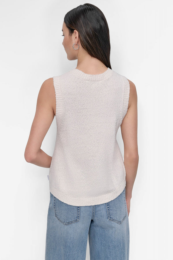 Dkny TEXTURED TANK Eggnog