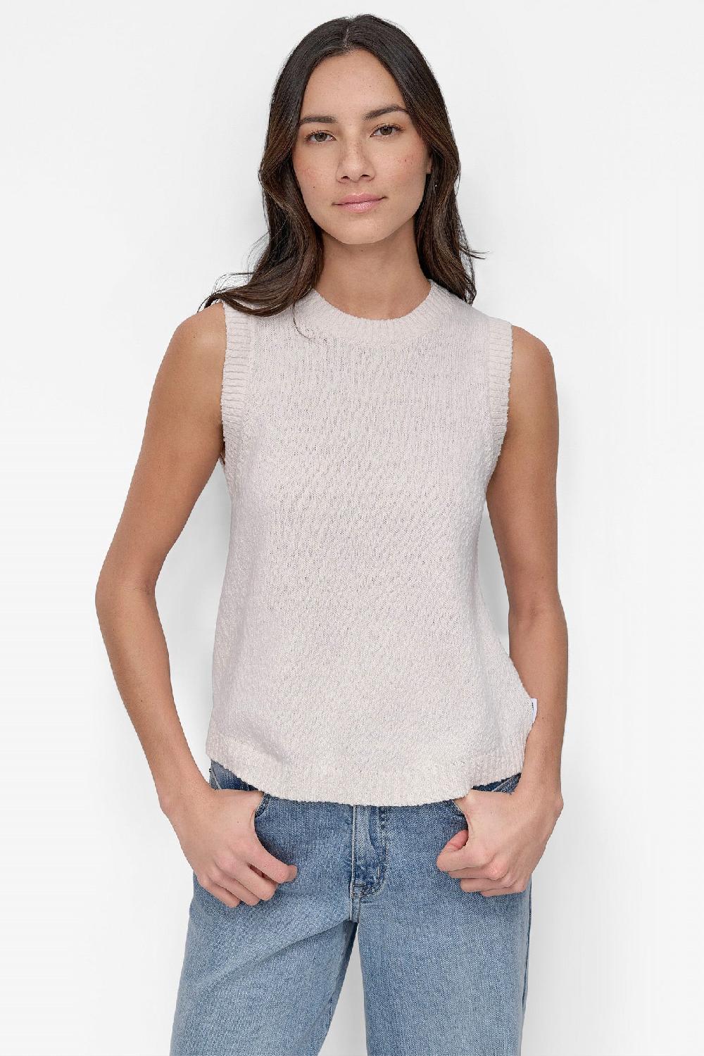 dkny TEXTURED TANK Eggnog