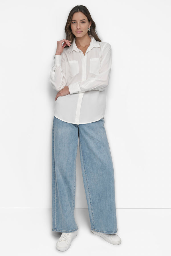 Dkny THE LIVE-IN SHIRT White