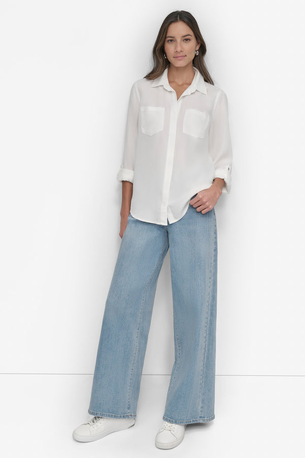 Dkny THE LIVE-IN SHIRT White