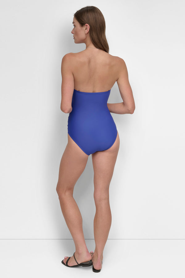 Dkny U-WIRE BANDEAU ONE PIECE MEDITERRANEAN