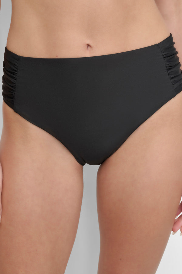 Dkny U-WIRE BANDEAU SHIRRED BIKINI Black