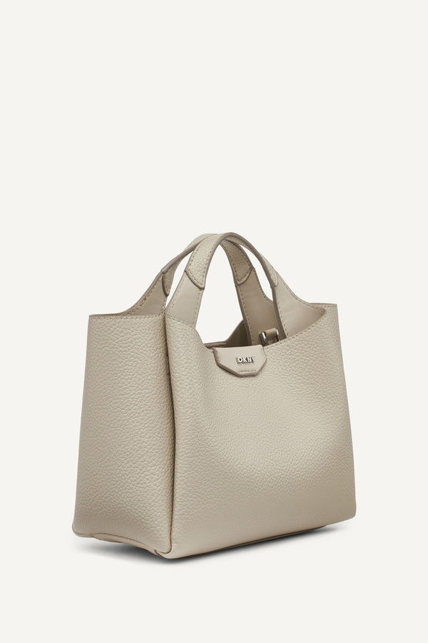 Dkny WILLA MINI SATCHEL BAG LIGHT TAUPE