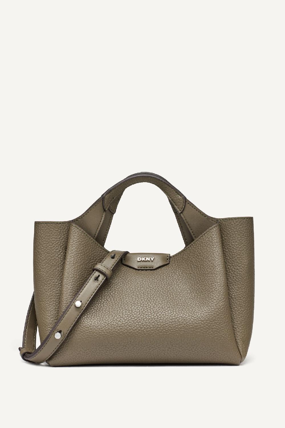 dkny WILLA MINI SATCHEL BAG UTILITY GREEN