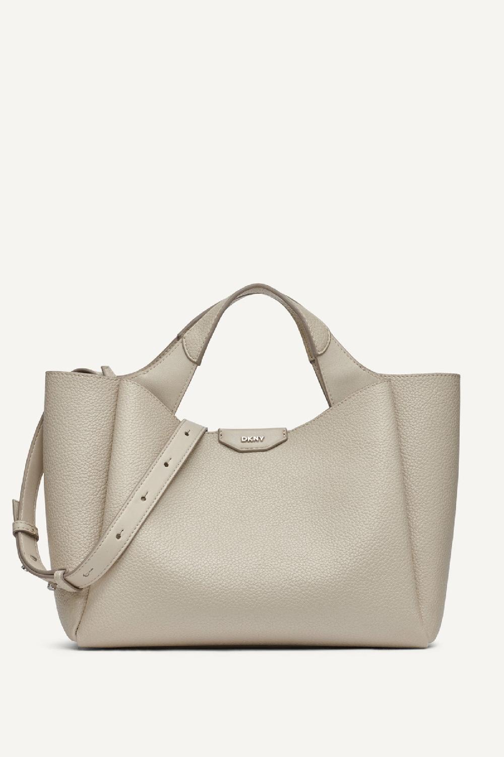 dkny WILLA SATCHEL BAG LIGHT TAUPE