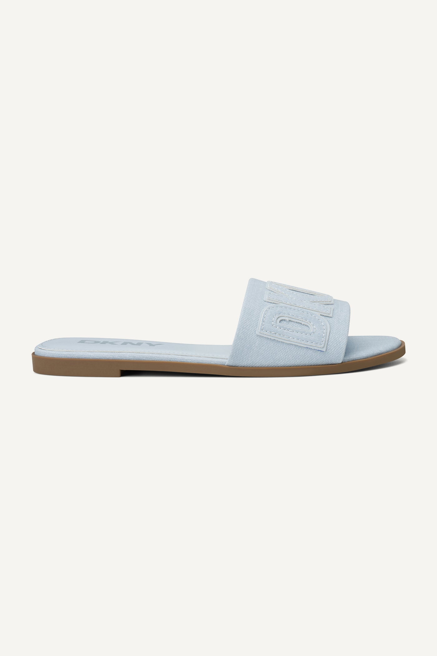 dkny WILLOW FLAT SLIDE CELESTE BLUE