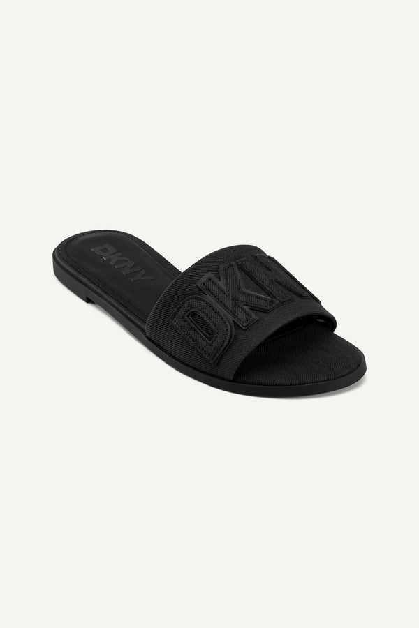 Dkny WILLOW FLAT SLIDE DARK DENIM