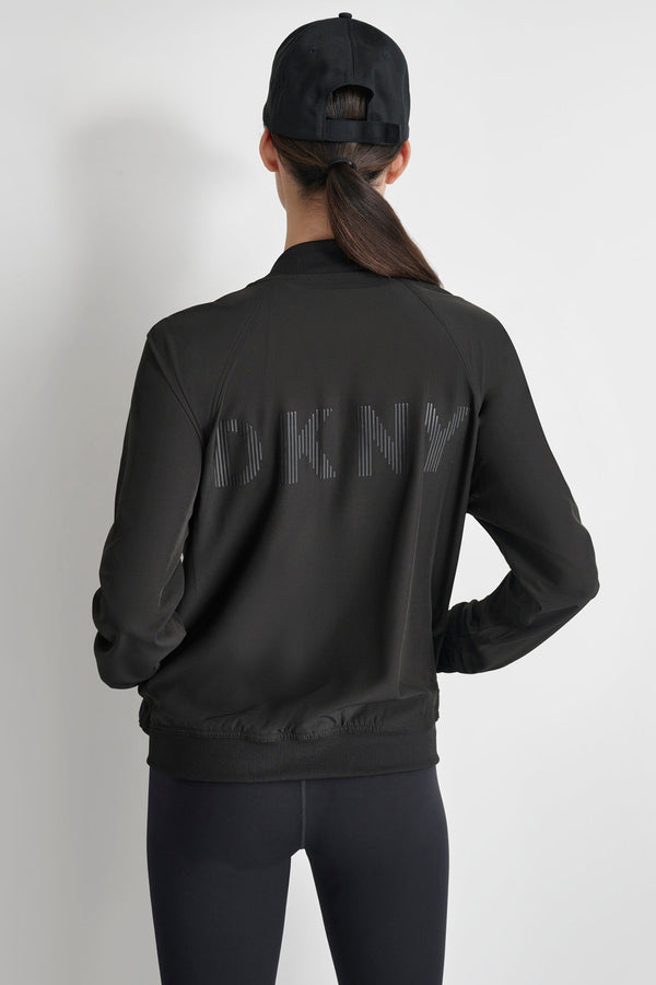Dkny ZIP UP BOMBER JACKET Black
