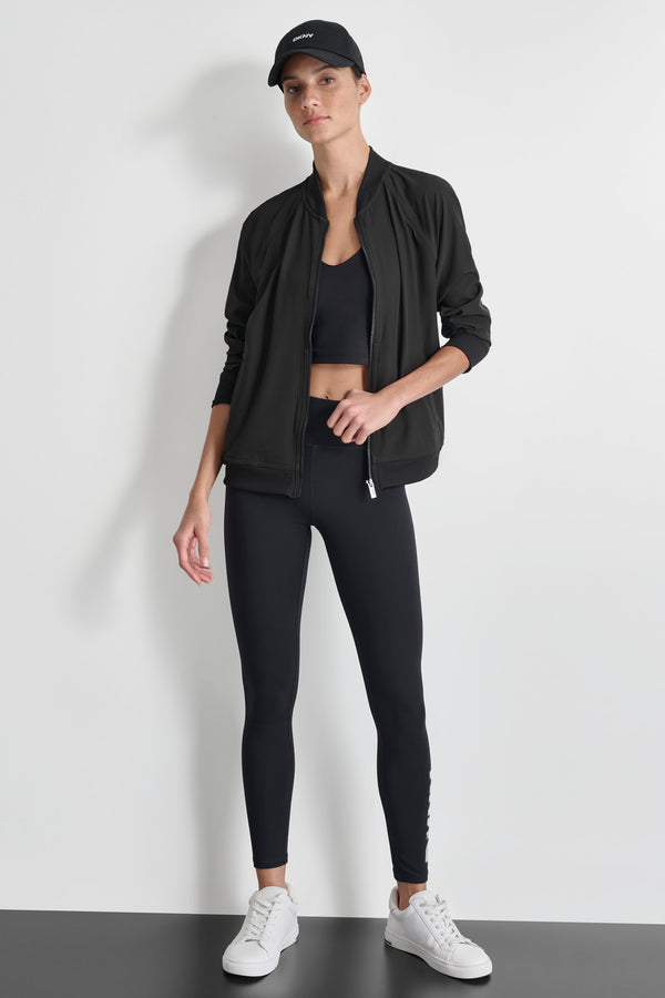 Dkny ZIP UP BOMBER JACKET Black