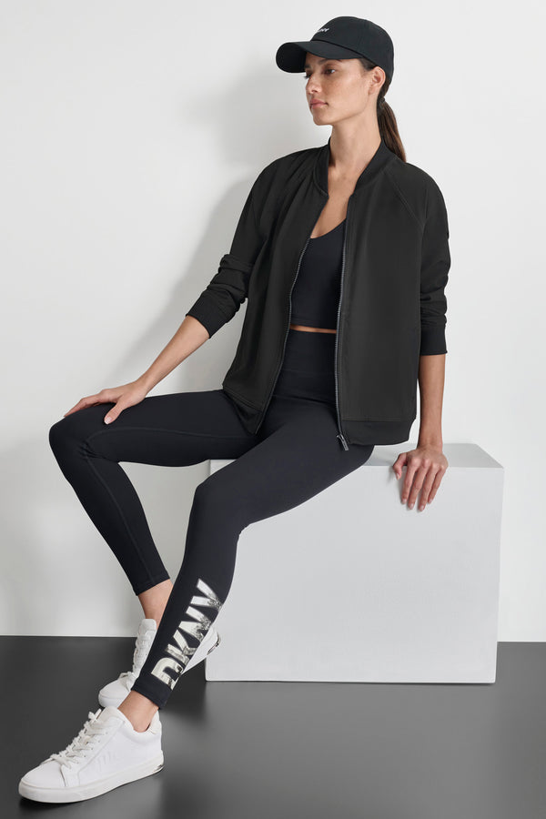 Dkny ZIP UP BOMBER JACKET Black
