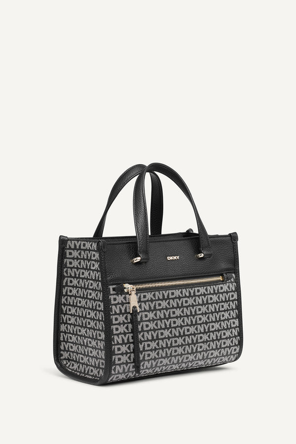 Dkny ZOIE MINI LOGO TOTE Black