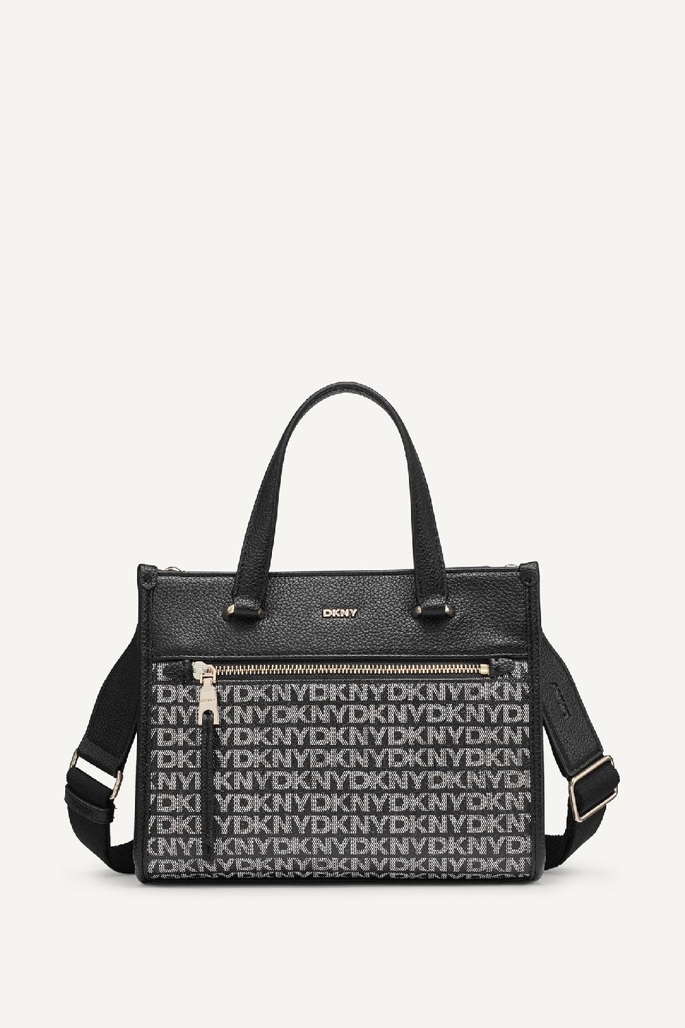 dkny ZOIE MINI LOGO TOTE Black