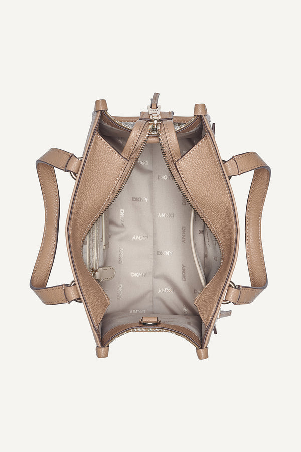 Dkny ZOIE MINI LOGO TOTE CHINO/CAPPUCCINO