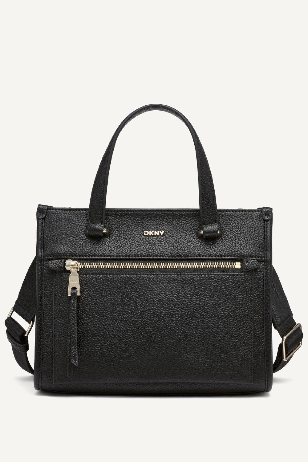 dkny ZOIE MINI TOTE BLACK / GOLD