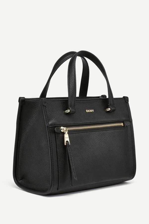 Dkny ZOIE MINI TOTE BLACK / GOLD
