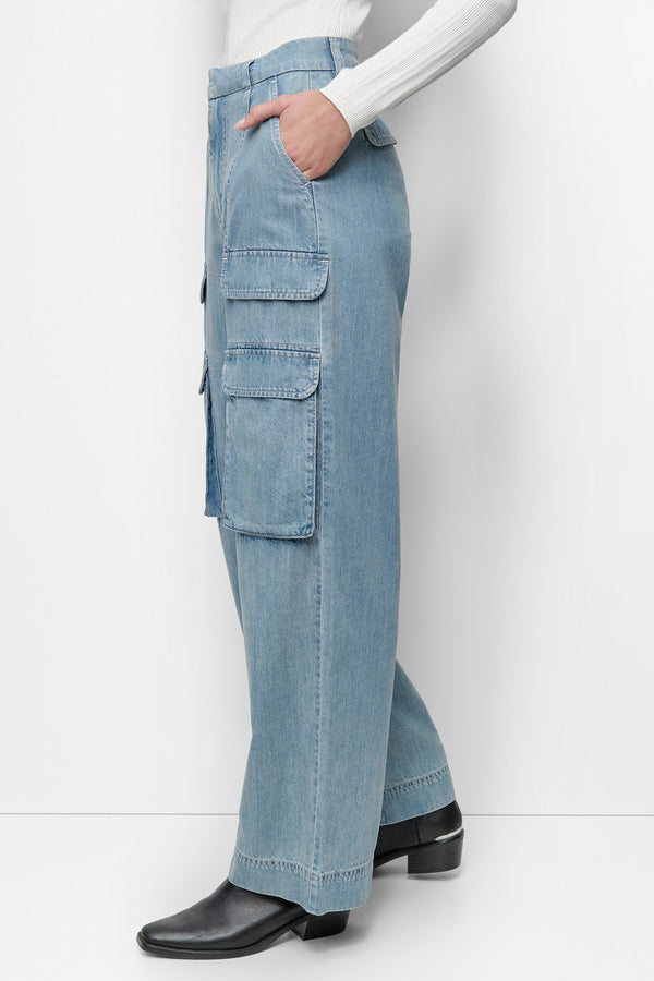 Dkny HIGH RISE FRONT CARGO RELAXED STRAIGHT ROOFTOP