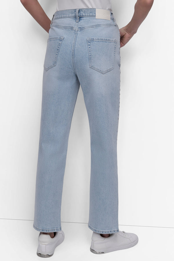 Dkny HIGH Rise Length CLASSIC STRAIGHT W/STUD EMBELLISHMENT MONTEROSE