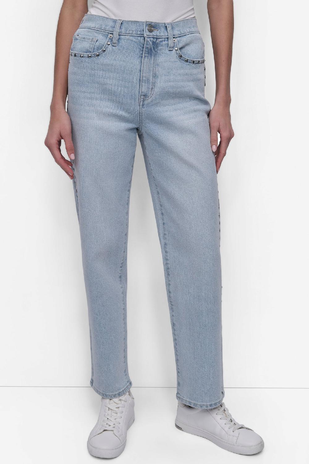 dkny HIGH Rise Length CLASSIC STRAIGHT W/STUD EMBELLISHMENT MONTEROSE