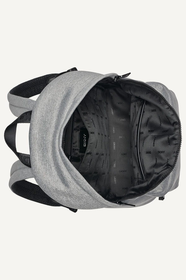 Dkny JENNY LOGO EMBROIDERED BACKPACK Heathered Grey