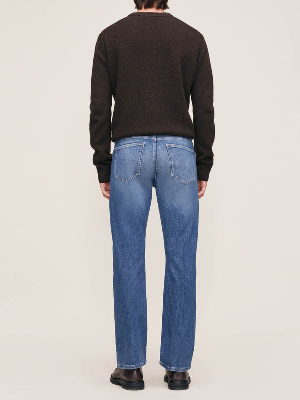 Dl1961 Avery Relaxed Straight Jeans Sea Harbor (Mid Indigo)