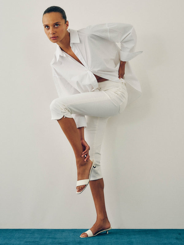 Dl1961 Bardot Capri High Rise Instasculpt™ Jeans White