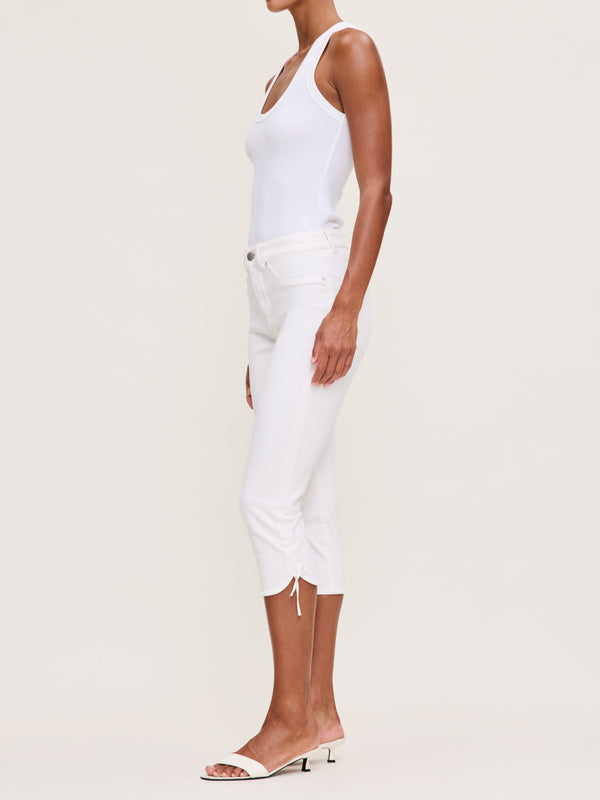 Dl1961 Bardot Capri High Rise Instasculpt™ Jeans White