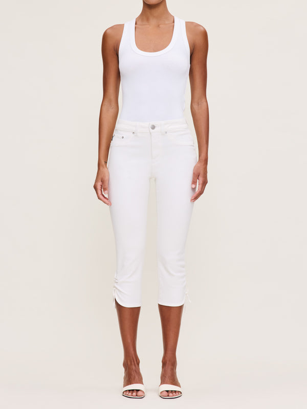 dl1961 Bardot Capri High Rise Instasculpt™ Jeans White